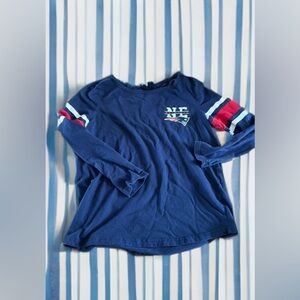 NFL patriots three quarter sleeve shirt​​​